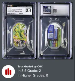 CGC 8.5 Rayquaza 🐉 Pokemon Mezastar 2023 Japanese Promotional Disks - CoroCoro - Image 3