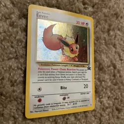 Eevee 11/53 Wotc Black Star Promo Holo Pokemon LP rare wizards of the coast - Image 2
