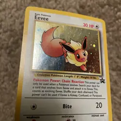 Eevee 11/53 Wotc Black Star Promo Holo Pokemon LP rare wizards of the coast - Image 4