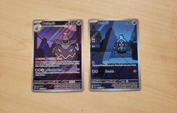 Pokemon Shrouded Fable Duskull 68/64 + Dusknoir 70/64 Illsutration Rares NM - Image 1