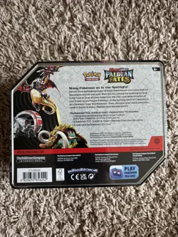 Pokemon TCG: Paldean Fates Tin - Shiny Charizard EX - New & Sealed - Image 2