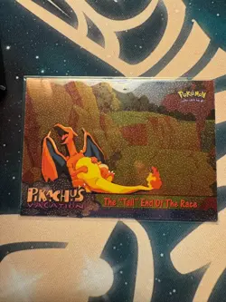 Pokemon TCG The "Tail" End of the Race Pokemon Topps Pikachu's Vacation 50 HOLO - Image 1
