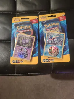 POKEMON XY EVOLUTIONS BLISTER BOOSTER PACK NEW GRENINJA & WEEZING PROMO - Image 1