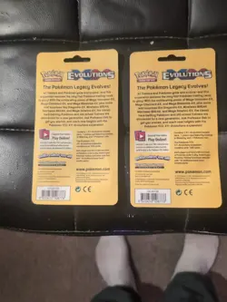 POKEMON XY EVOLUTIONS BLISTER BOOSTER PACK NEW GRENINJA & WEEZING PROMO - Image 2