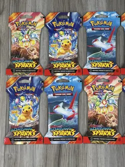 Pokemon TCG: Scarlet and Violet Surging Sparks Sleeved Booster Packs (10 Packs) - Image 2
