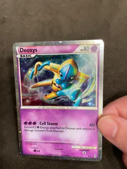 Deoxys SL1 Shiny Secret Rare Call of Legends 2011 Pokemon TCG LP - Image 2