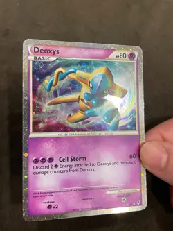 Deoxys SL1 Shiny Secret Rare Call of Legends 2011 Pokemon TCG LP - Image 3