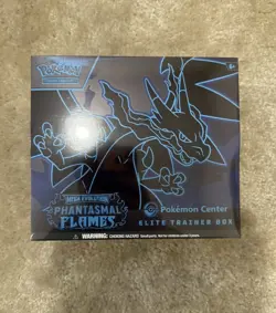 Pokemon TCG Phantasmal Flames Pokemon Center ETB Elite Trainer Box Sealed - Image 1