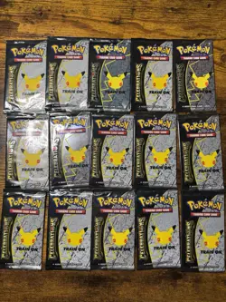 Pokemon TCG: 25th Anniversary Celebrations Booster Pack Lot - 15 Pack Sealed Lot - Image 1