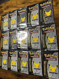 Pokemon TCG: 25th Anniversary Celebrations Booster Pack Lot - 15 Pack Sealed Lot - Image 2