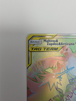 Pokemon Moltres & Zapdos & Articuno GX 69/68 Hidden Fates Rainbow Secret Rare NM - Image 4