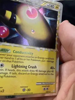 Pokemon TCG Ampharos Prime 105/123 HeartGold SoulSilver Holo Ultra Rare - Image 4