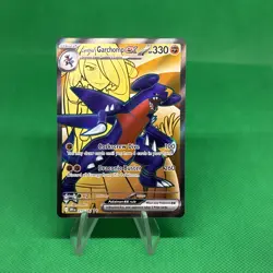 Pokemon TCG Cynthia's Garchomp EX 215/182 Full Art Destined Rivals - Image 1