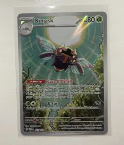 Pokemon TCG Ninjask 137/132 Mega Evolution Holo Rare NM - Image 1