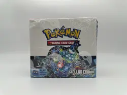 Pokemon TCG SV07 Stellar Crown Booster Box - Factory Sealed - Damage to Box/Wrap - Image 1