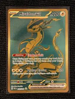 Miraidon ex 243/091 NM Hyper Rare (EN) - Pokemon TCG SV: Paldean Fates - Image 1
