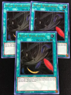 YUGIOH BLACK WHIRLWIND BLAR-EN060 1ST ULTRA X3 (NM) - Image 1