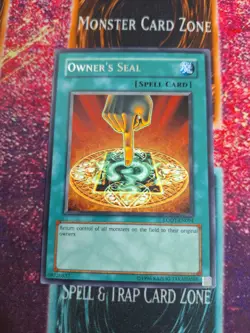 Yu-Gi-Oh! Owner's Seal LODT-EN094 Rare Unlimited Near Mint - Image 1