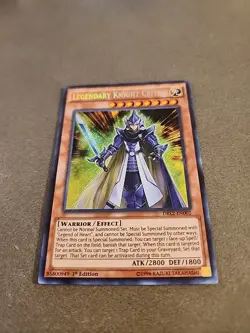 Yugioh Legendary Knight Critias DRL2-EN002 Secret Rare 1st Ed Near Mint yb11 - Image 1