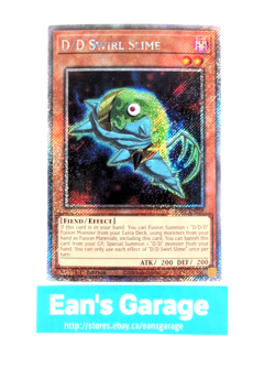 YuGiOh D/D Swirl Slime 1st Edition RA04-EN258 Quarter Century Secret Rare - MN - Image 1