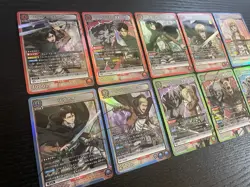 Union Arena Attack on Titan Foil Lot Set of 10 SR Cards - Image 2