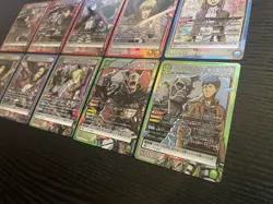 Union Arena Attack on Titan Foil Lot Set of 10 SR Cards - Image 3