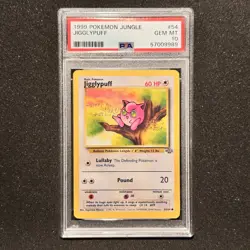 PSA 10 1999 Pokemon Jigglypuff 54/64 Jungle Non Holo WOTC Vintage Card | Low Pop - Image 2