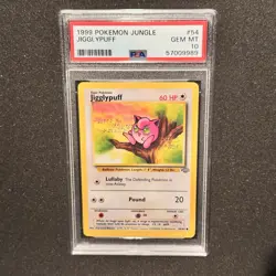PSA 10 1999 Pokemon Jigglypuff 54/64 Jungle Non Holo WOTC Vintage Card | Low Pop - Image 4