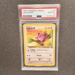 PSA 10 1999 Pokemon Jigglypuff 54/64 Jungle Non Holo WOTC Vintage Card | Low Pop - Image 5