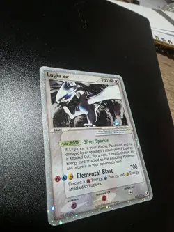 Pokemon Lugia EX TCG Holo Rare Card 105/115 Unseen Forces 2005 - Image 1