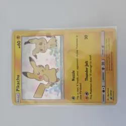 Pikachu SM162 Holo Black Star Promo Card Sun & Moon Mint/Near Mint - Image 1