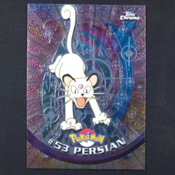Persian 53 Foil - Topps Chrome - Pokemon Card - Image 1