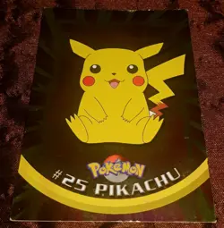 Pokemon Card, Holo #25 Pikachu, TV Animation Edition, Lightly Played Condition - Image 5