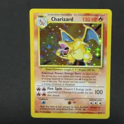 HOLO BLEED Charizard 4/102 Base Unlimited Set 1999 Pokemon Card TCG RARE WOTC #4 - Image 3