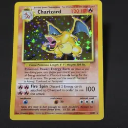 HOLO BLEED Charizard 4/102 Base Unlimited Set 1999 Pokemon Card TCG RARE WOTC #4 - Image 5
