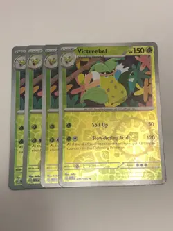 Pokemon Card 151 Reverse Holographic 4x Playset Victreebel 071/165 Near Mint - Image 1