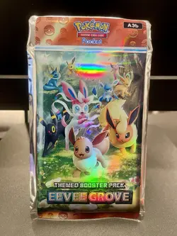 Custom Pokemon TCG Pocket Eevee Grove Booster God Pack - All 9 Eeveelution Cards - Image 1