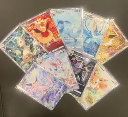 Custom Pokemon TCG Pocket Eevee Grove Booster God Pack - All 9 Eeveelution Cards - Image 4