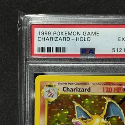 1999 Pokemon Charizard 4/102 Holo Base Set Unlimited WOTC Vintage Card PSA 6 MT - Image 4