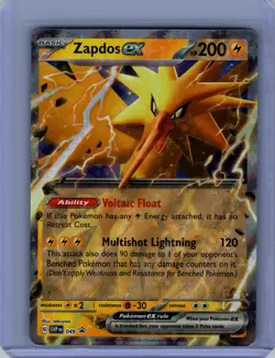 Pokemon SV: Scarlet & Violet Promo Cards #049 Zapdos ex Near Mint or Better - Image 1