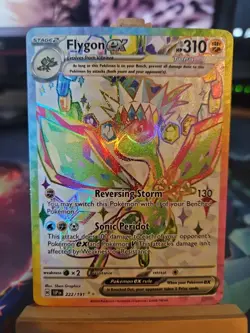 Pokemon TCG Flygon EX Surging Sparks Holo Ultra Rare Card 222/191 Full Art NM - Image 1