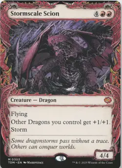 Stormscale Scion (Showcase) M Tarkir: Dragonstorm 303 NM MTG - Image 1