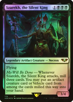 Szarekh, the Silent King Universes Beyond: Warhammer 40,000 Foil NM - Image 1