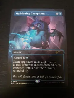 1x Maddening Cacophony, Confetti Foil, Secret Lair Furby - 2337, Magic MTG NM - Image 1