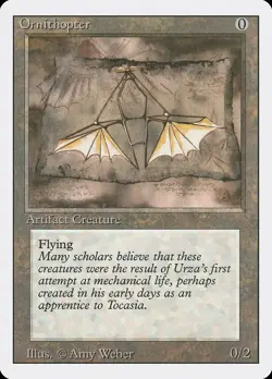 Ornithopter Revised NM Artifact Uncommon MAGIC THE GATHERING MTG CARD ABUGames - Image 1