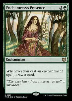 MTG Wilds of Eldraine Commander - Enchantress's Presence - Image 1