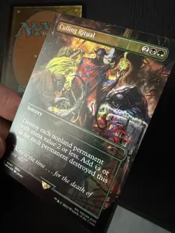 MTG X Final Fantasy Culling Ritual and Despark * Foil * Promo Cards Set Of 2 - Image 2