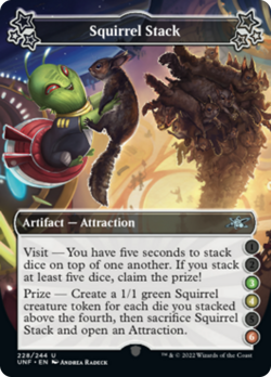 Squirrel Stack (3-4-6) FOIL Unfinity NM Artifact Uncommon MAGIC CARD ABUGames - Image 1