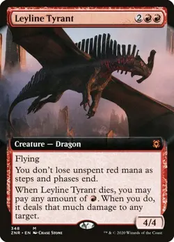 Leyline Tyrant EXTENDED - 348 - Mythic - Zendikar Rising ZNR MTG - Image 1