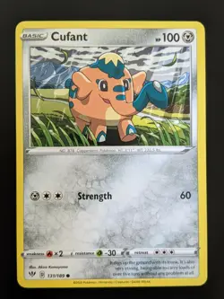 Pokemon TCG Common Cufant 131/189 S&S Darkness Ablaze NM/Mint Condition - Image 1
